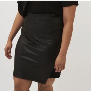 Univeral Standard Faux Leather Skirt